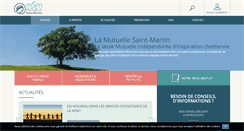 Desktop Screenshot of mutuelle-saint-martin.fr